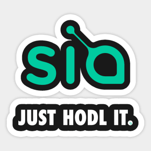 Just Hodl It : Siacoin Sticker